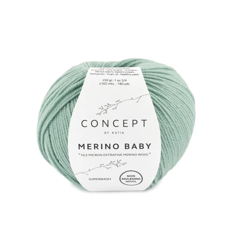 Katia Concept Merino Baby 086 Mintgroen