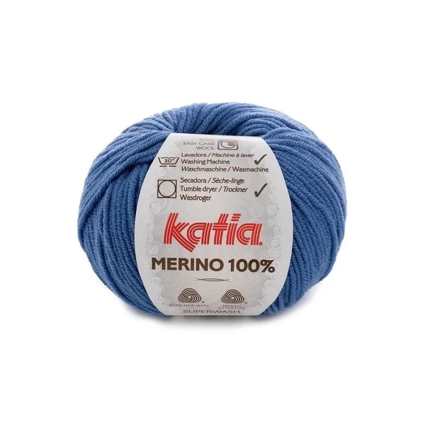 Katia Merino 100% 078 Donkere spijkerbroek
