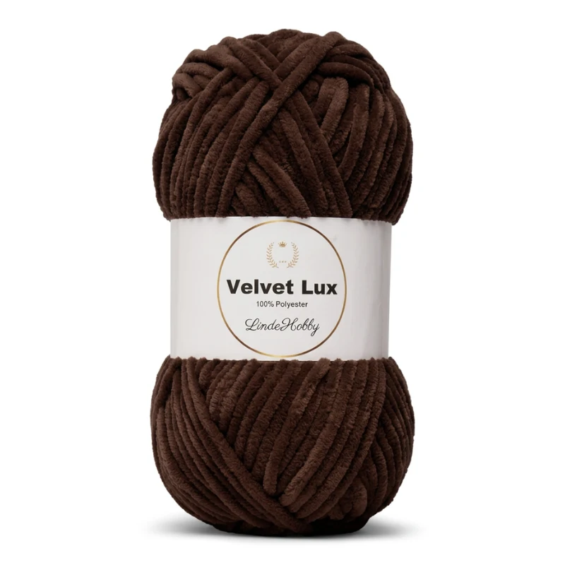 LindeHobby Velvet Lux 48 Chocoladebruin