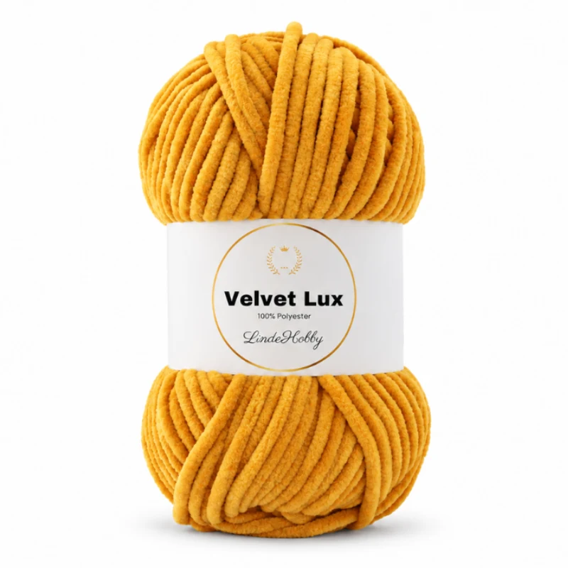 LindeHobby Velvet Lux 46 Mosterdgeel