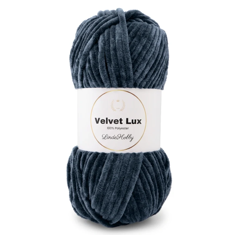 LindeHobby Velvet Lux 55 Staalblauw