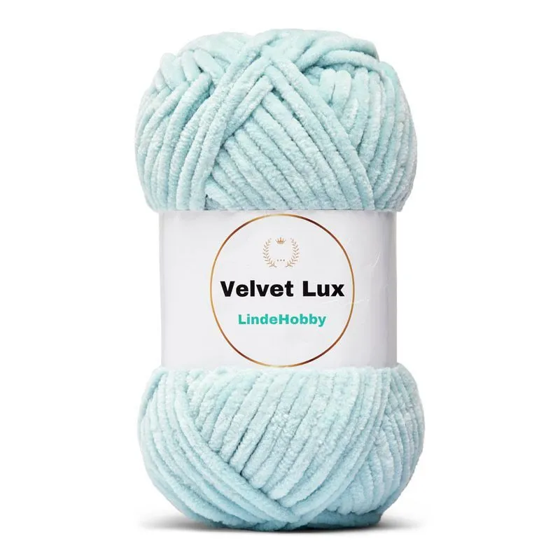 LindeHobby Velvet Lux 20 Ijsblauw