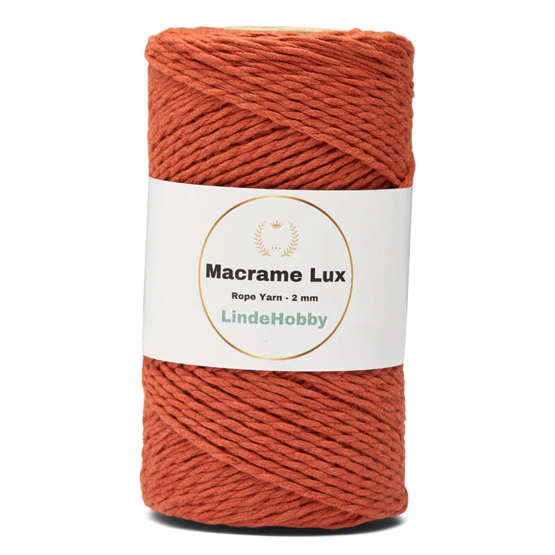 LindeHobby Macrame Lux, Rope Yarn, 2 mm