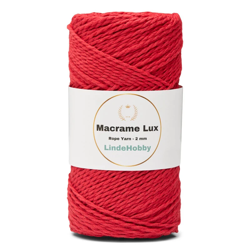 LindeHobby Macrame Lux, Rope Yarn, 2 mm