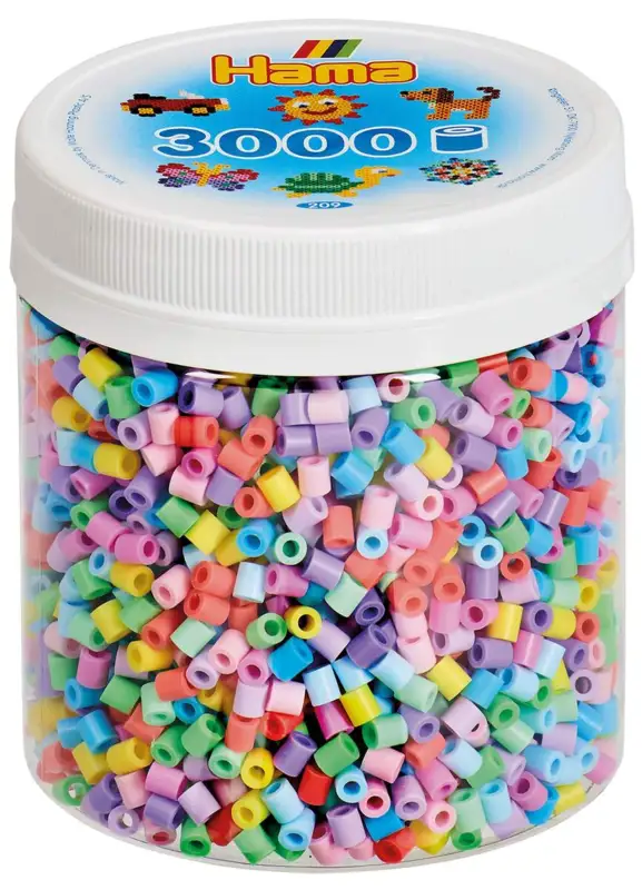 Hama Midi Kralen, 3000 st.