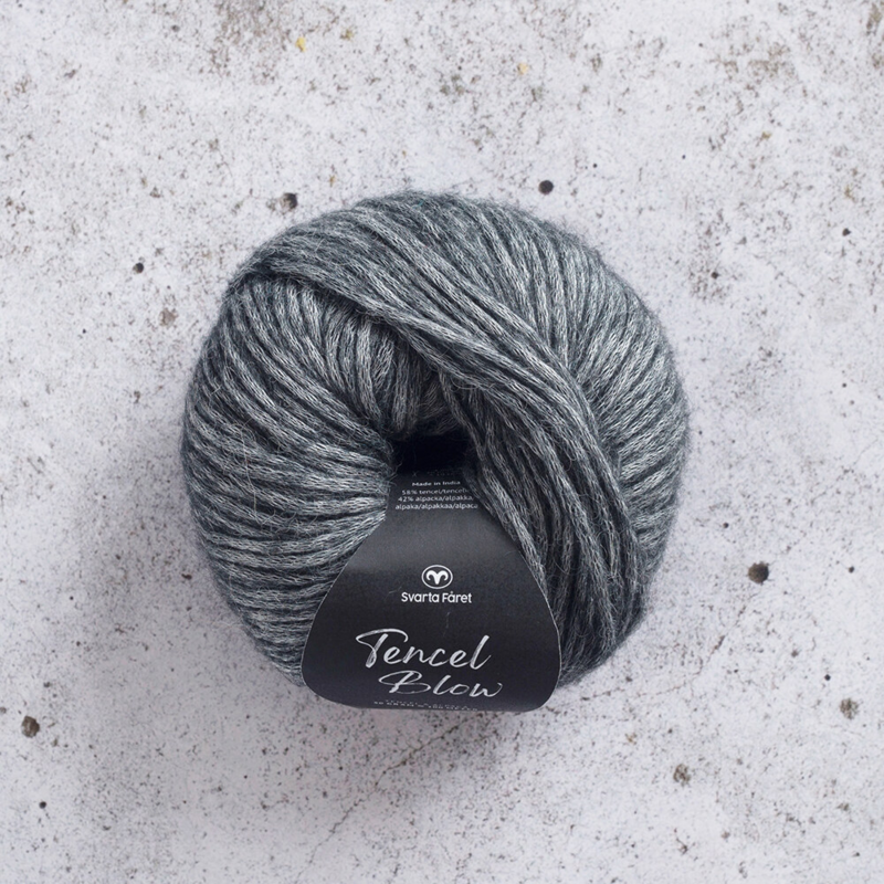Svarta Fåret Tencel Blow 01 Kanonmetaal zwart