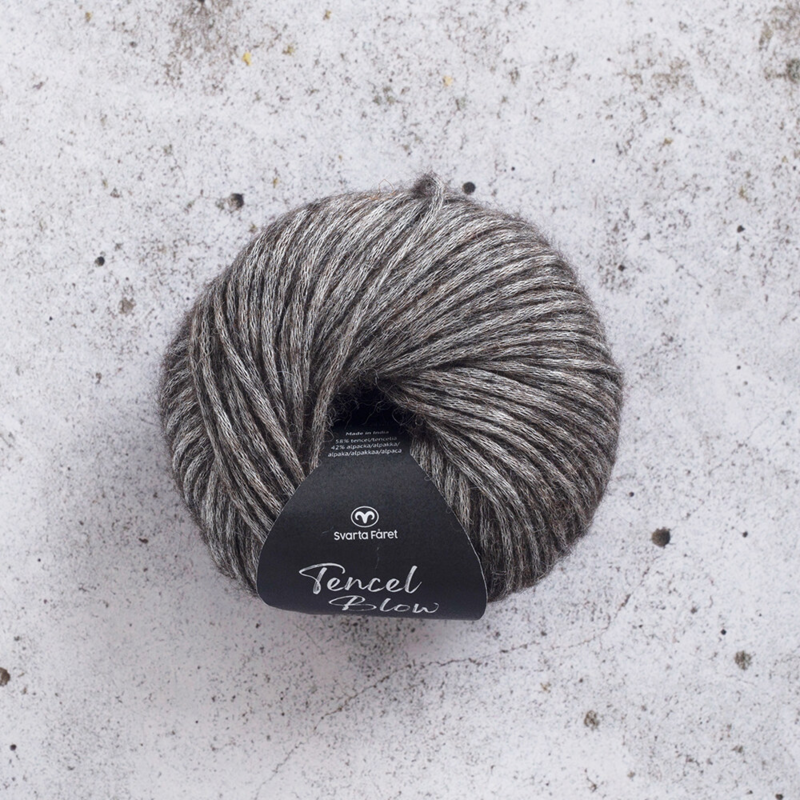 Svarta Fåret Tencel Blow 25 Espresso zwart