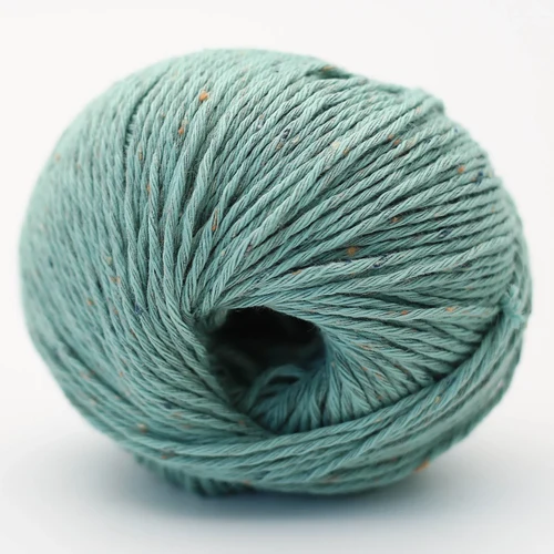 Erika Knight Gossypium Cotton Tweed 32 Bronwater groen