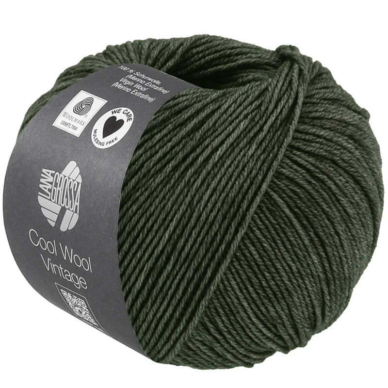 Lana Grossa Cool Wool Vintage 93 Bosgroen