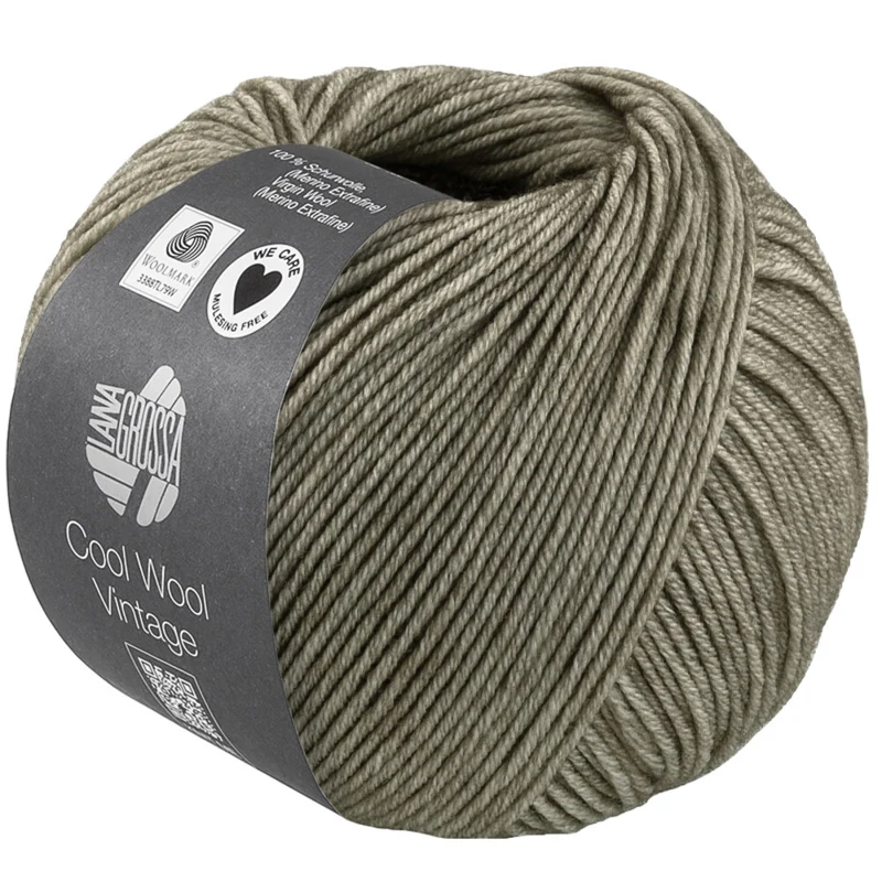 Lana Grossa Cool Wool Vintage 95 Cementgrijs