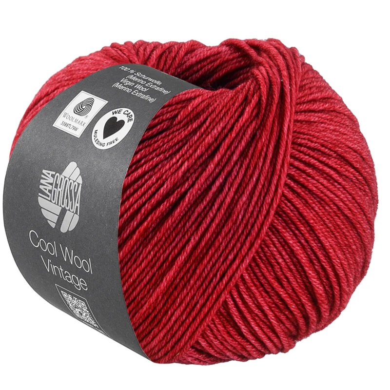 Lana Grossa Cool Wool Vintage 98 Vuurrood