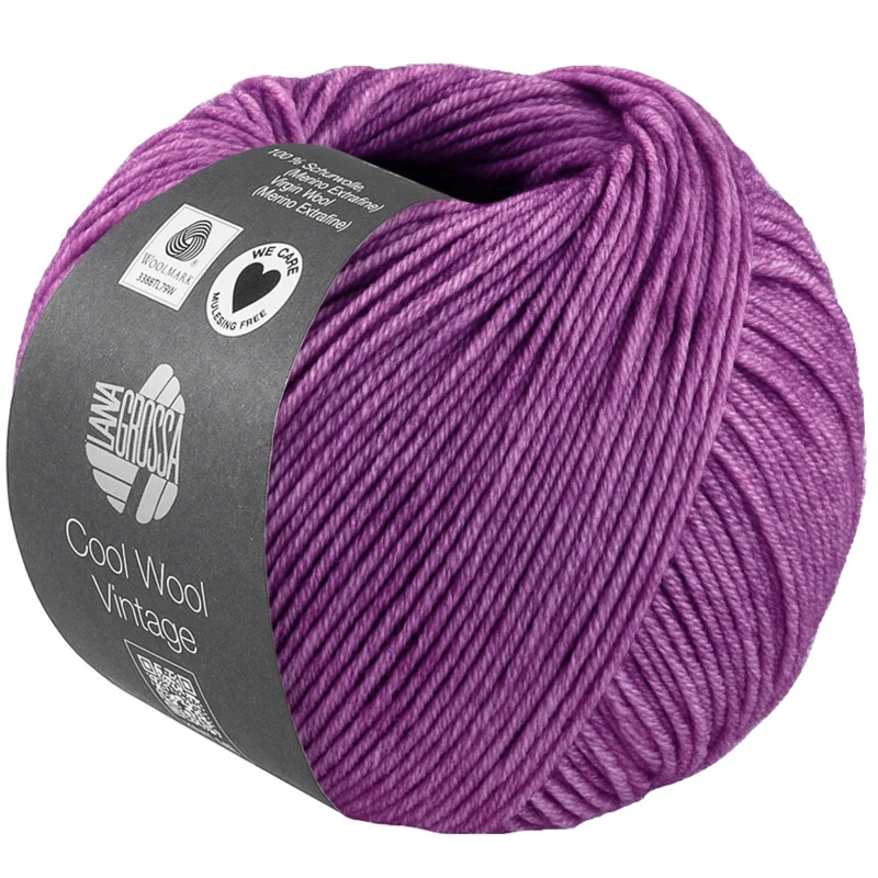Lana Grossa Cool Wool Vintage 96 Roodviolet
