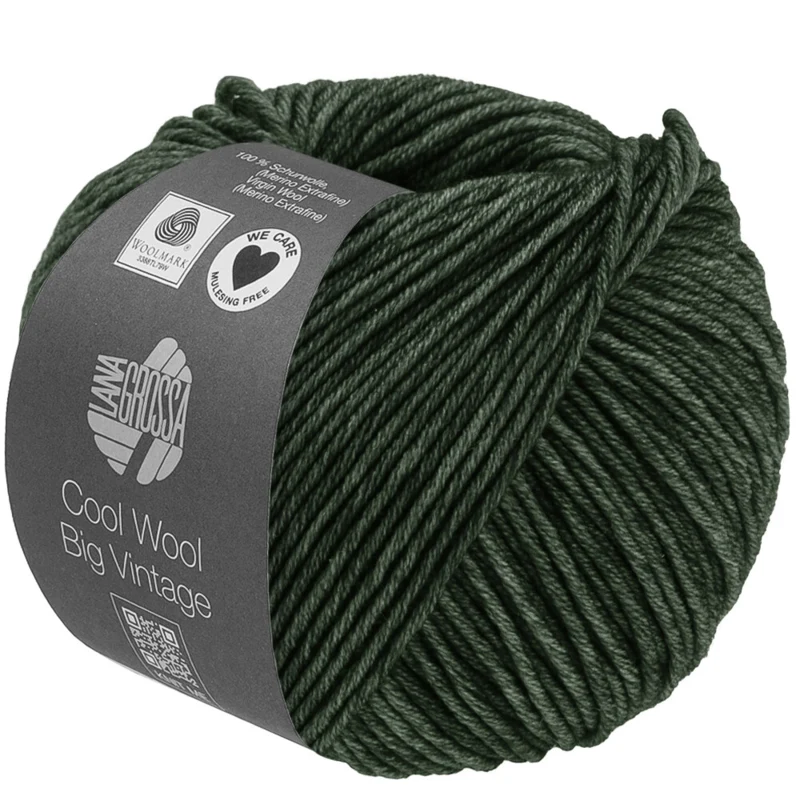 Lana Grossa Cool Wool Big Vintage 97 Bosgroen