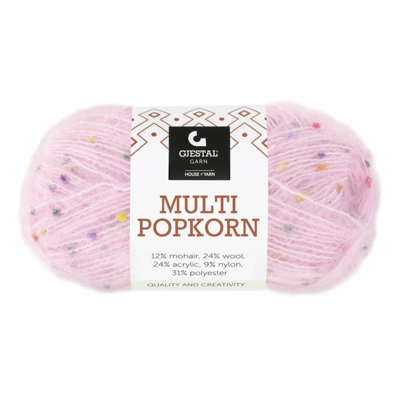 Gjestal Multi Popkorn 505 Roze