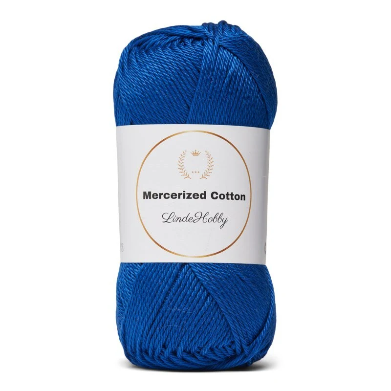 LindeHobby Mercerized Cotton 35 Koningsblauw