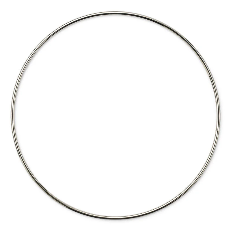 HobbyArts Metalen Ring Zilver 15 cm