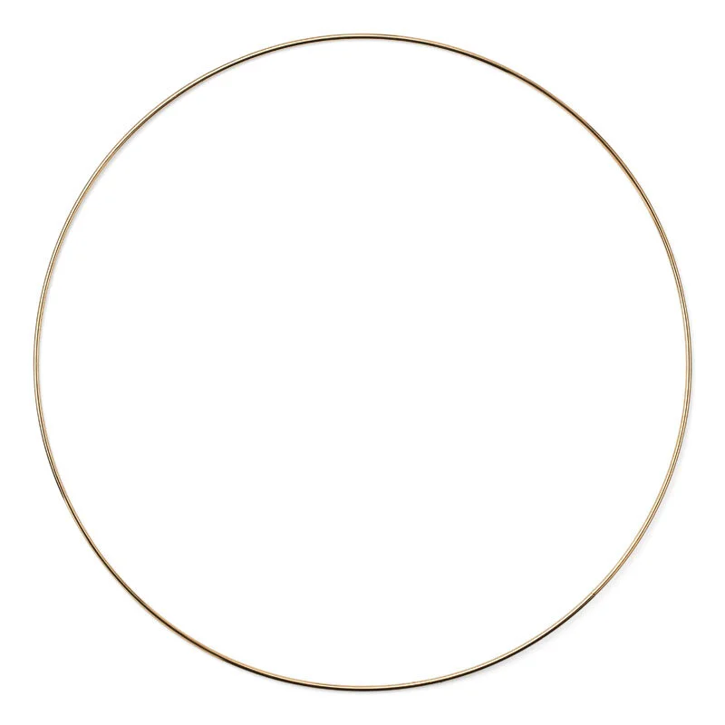 HobbyArts Metalen Ring Goud 30 cm