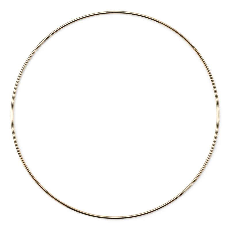 HobbyArts Metalen Ring Goud 20 cm