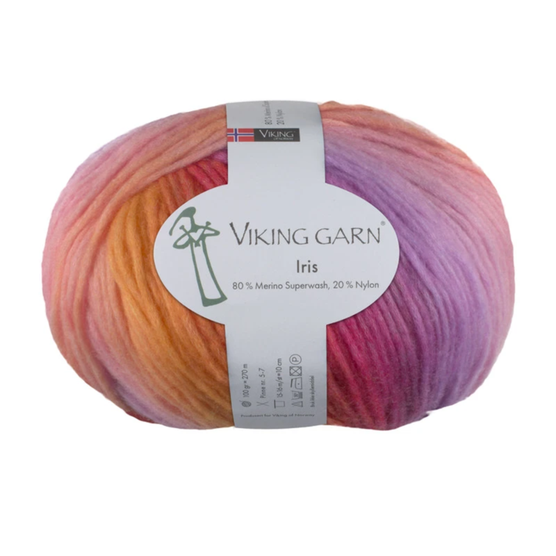 Viking Iris 468 Multi geel/cerise