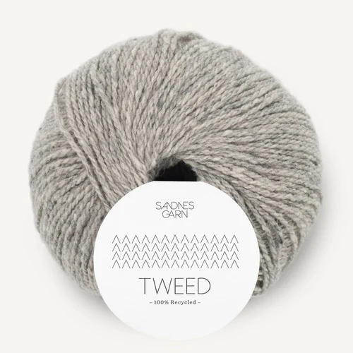 Sandnes Tweed Recycled 1085 Lichtgrijs
