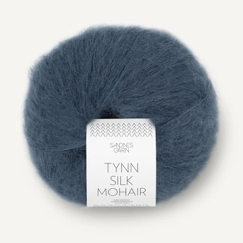 Sandnes Tynn Silk Mohair 6081 Donkerblauw