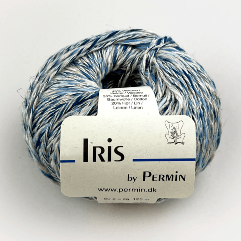 Permin Iris 01 Blauwe Tinten