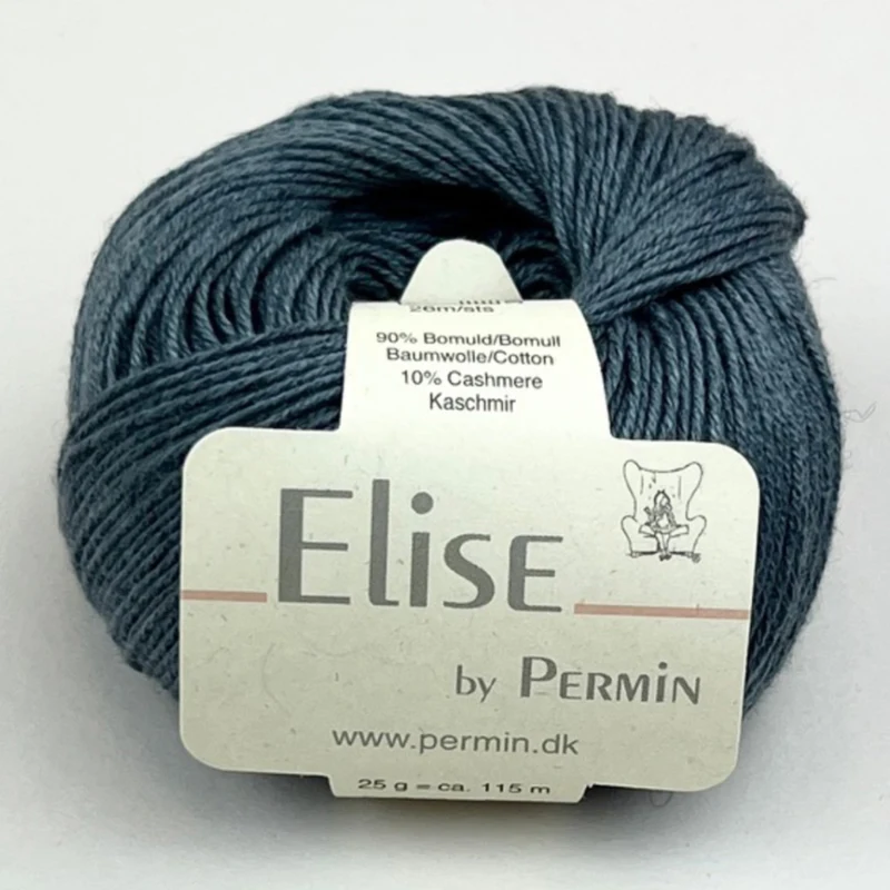 Permin Elise 33 Stoffig indigo