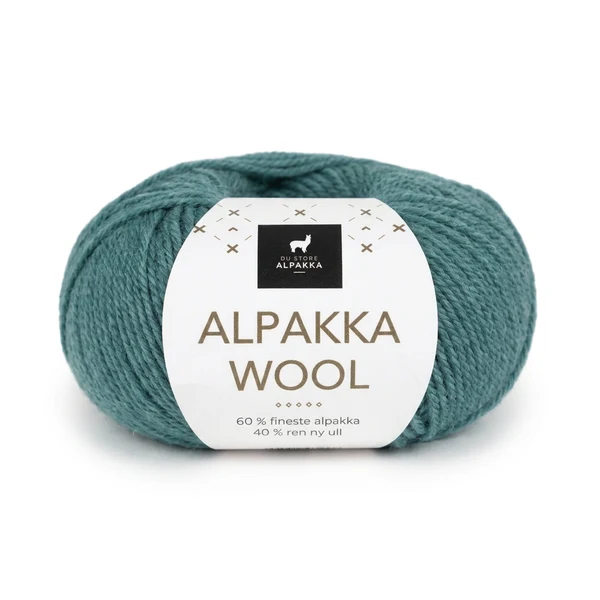Du Store Alpakka Wool 516 Donker zeegroen