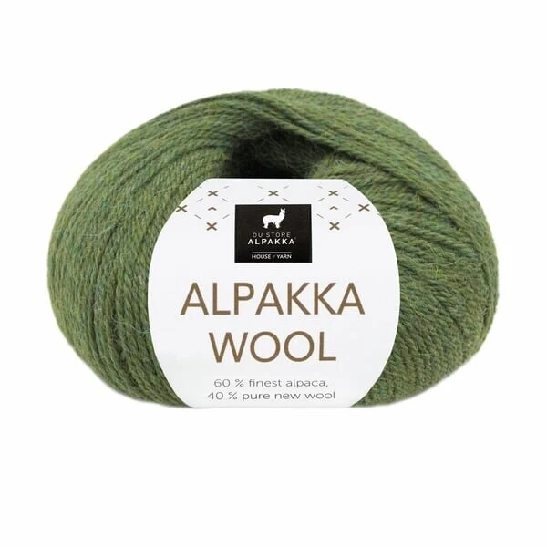 Du Store Alpakka Wool 580 Bosgroen gemêleerd