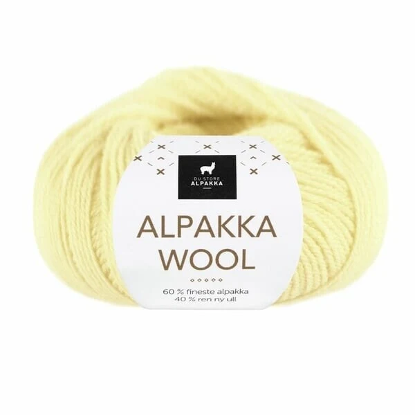 Du Store Alpakka Wool 560 Licht geel