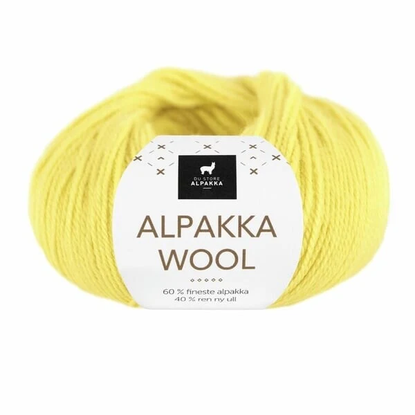 Du Store Alpakka Wool 558 Geel