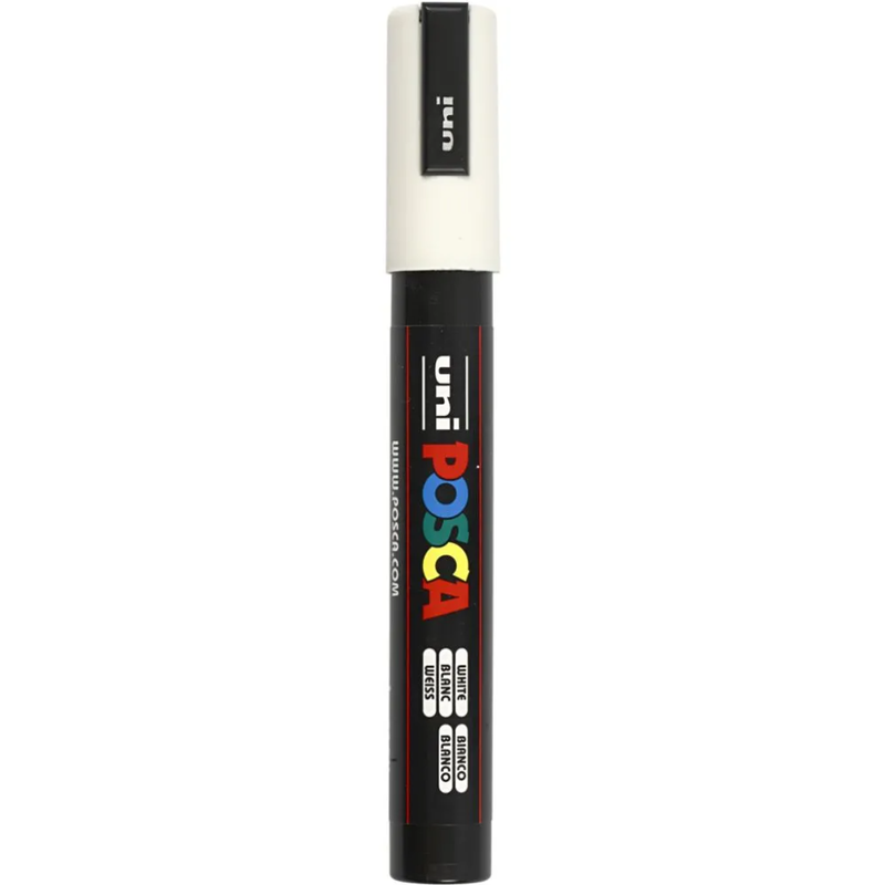 Posca Marker, 1.8-2.5 mm, 1 st. 01 Wit