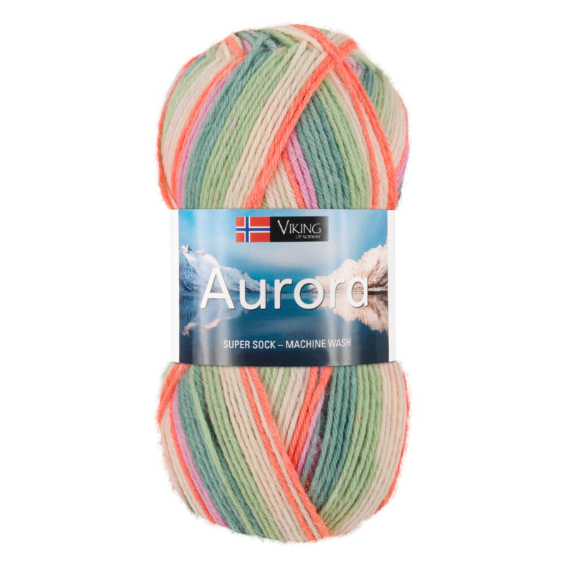 Viking Aurora 631 Multi Groen/Oranje/Roze