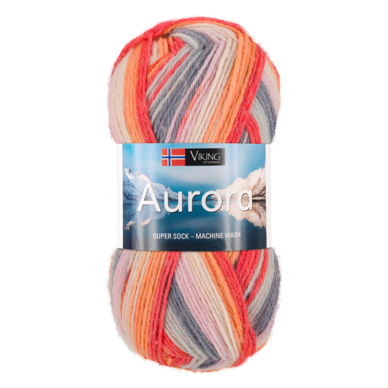 Viking Aurora 653 Multi Oranje/Roze