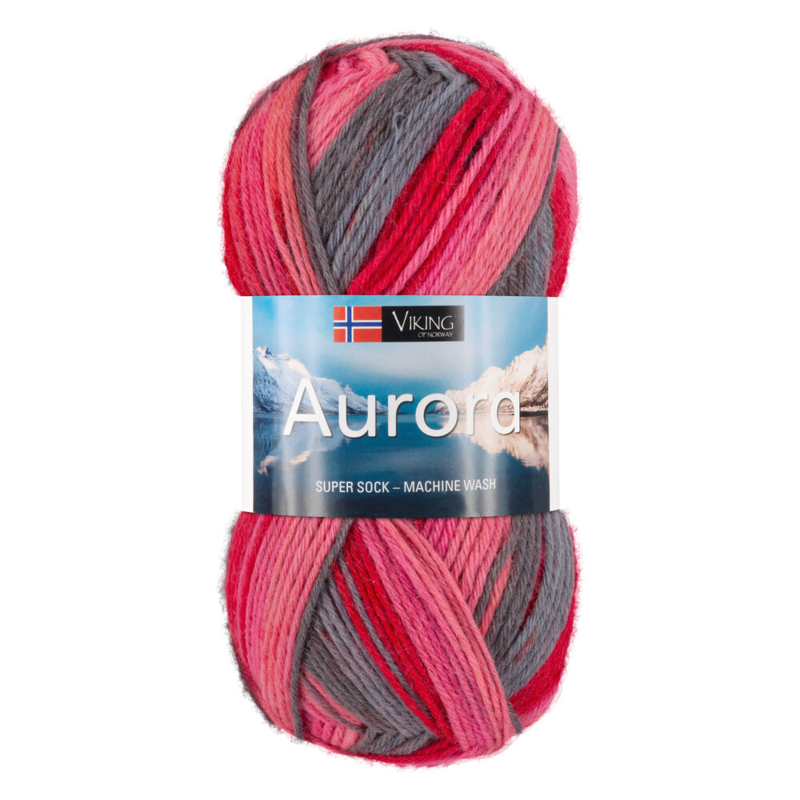 Viking Aurora 654 Multi Rood/Roze/Grijs