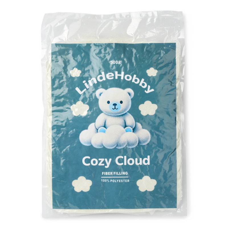 LindeHobby Cozy Cloud Vulwatten 500 g