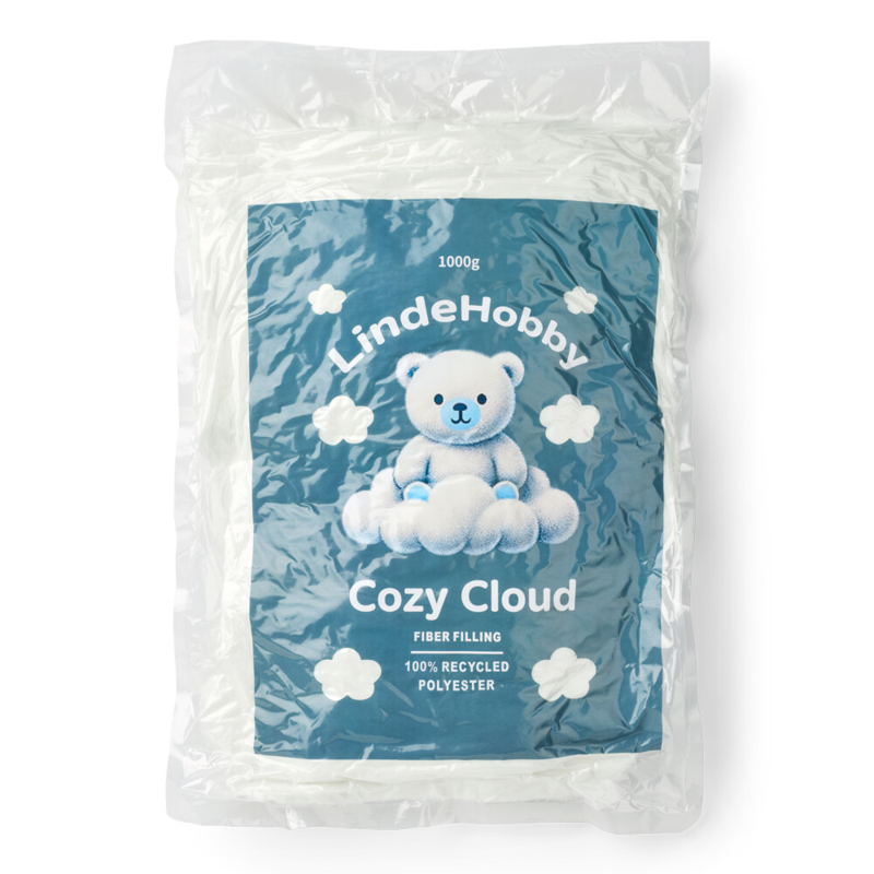 LindeHobby Cozy Cloud Gerecycleerde Vulwatten 1000 g