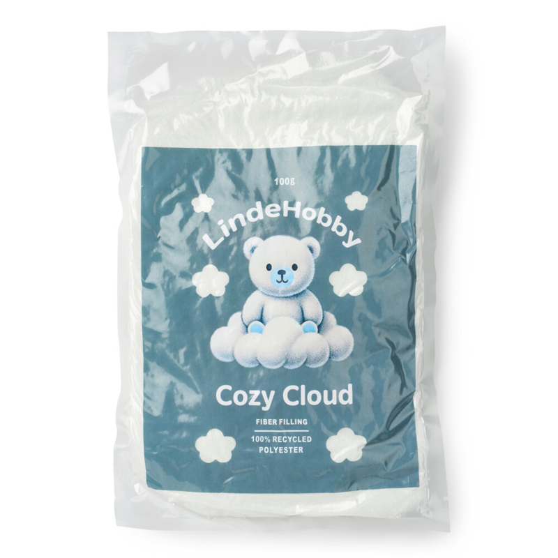 LindeHobby Cozy Cloud Gerecycleerde Vulwatten 100 g