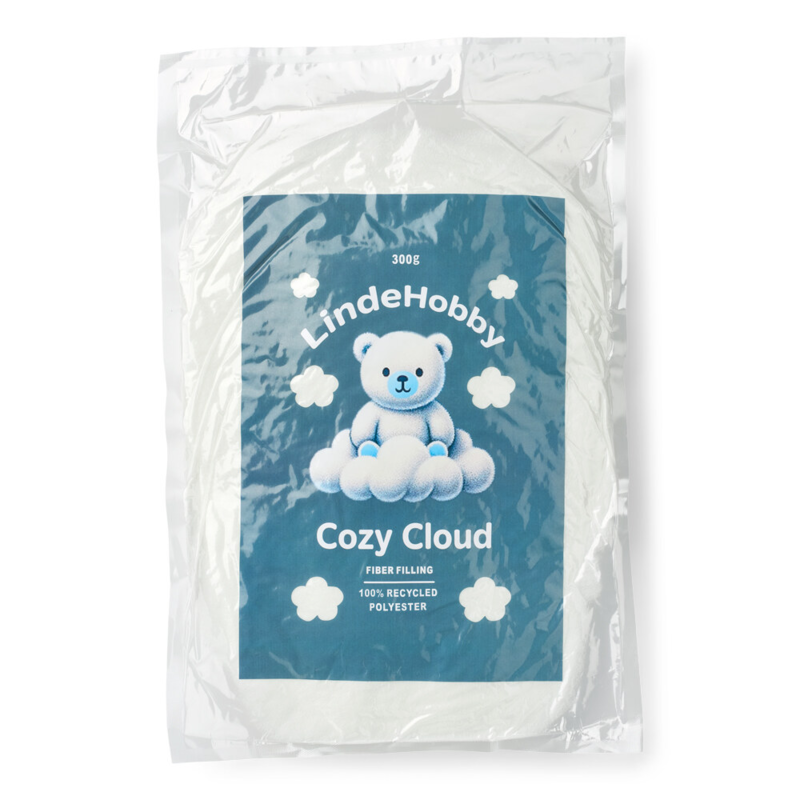 LindeHobby Cozy Cloud Gerecycleerde Vulwatten 300 g