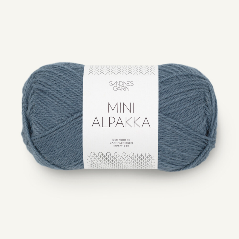 Sandnes Mini Alpakka 6052 Jeansblauw