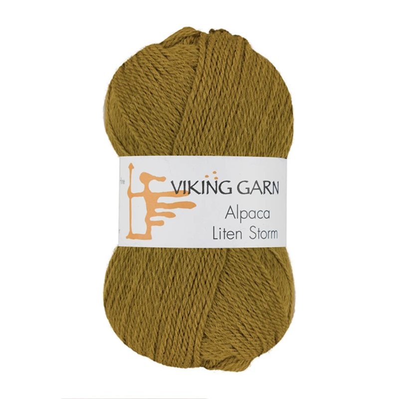 Viking Alpaca Liten Storm 735 Geelgroen