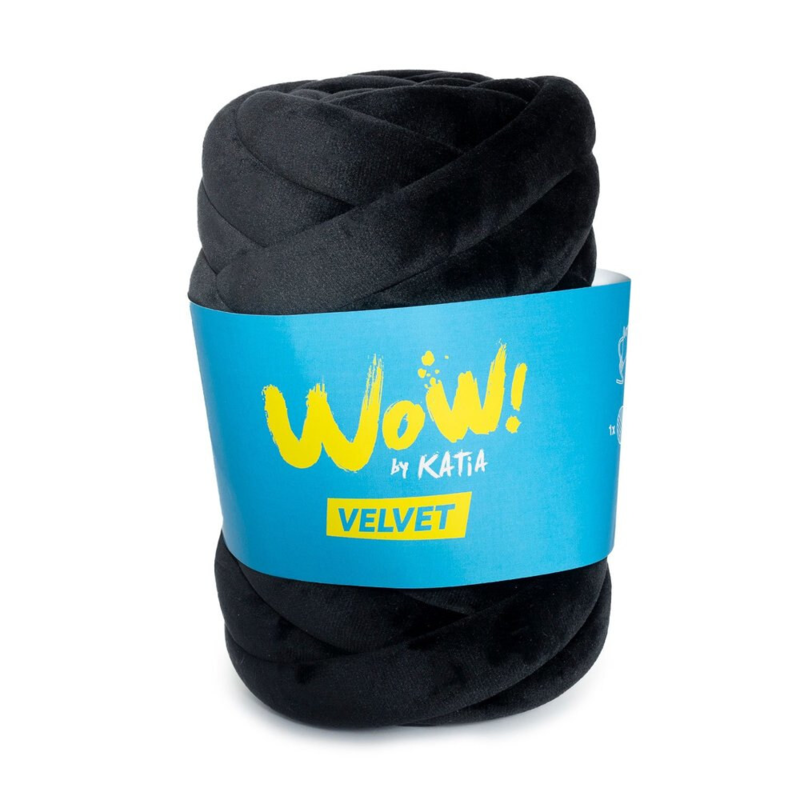 Katia Wow Velvet 504 Zwart