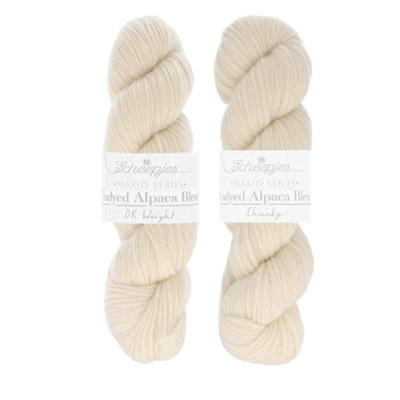 Scheepjes Nakid Series Undyed Alpaca Blend 100g