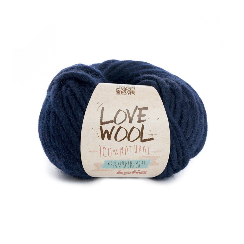 Katia Love Wool 121 Donkerblauw