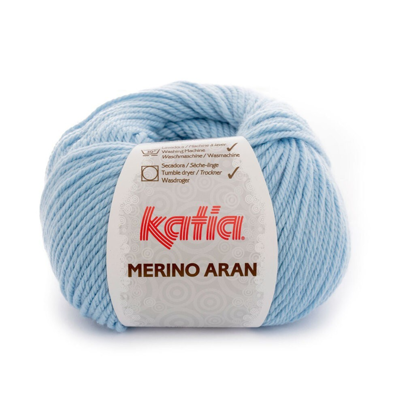 Katia Merino Aran 068 Hemelblauw