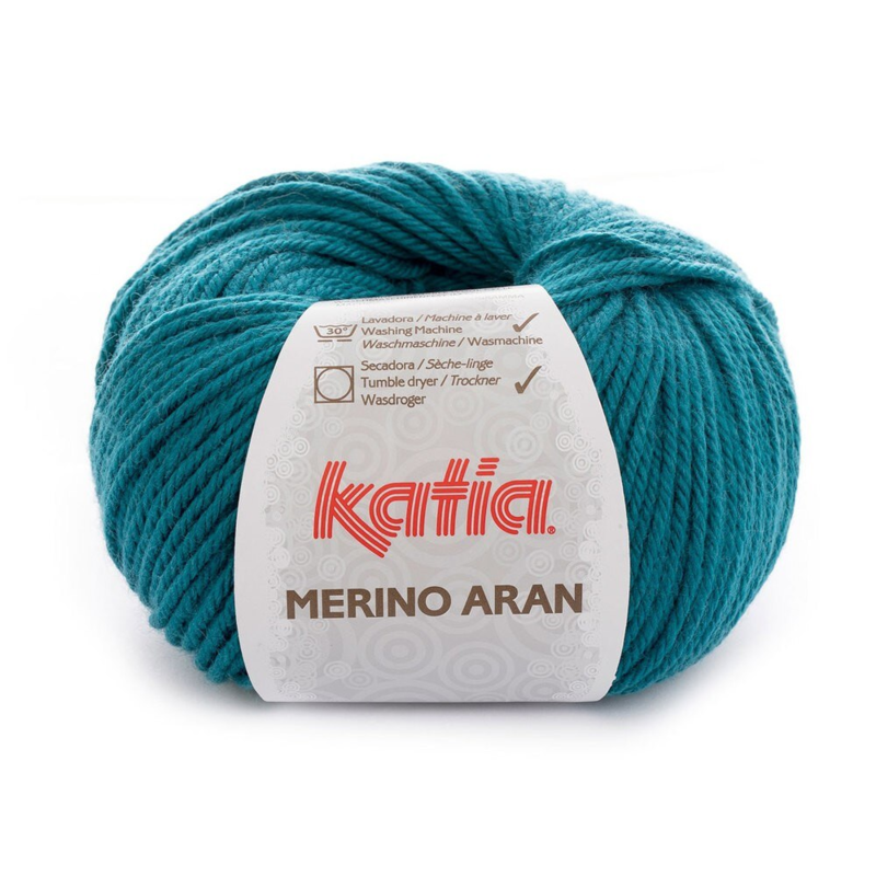 Katia Merino Aran 056 Blauwgroen