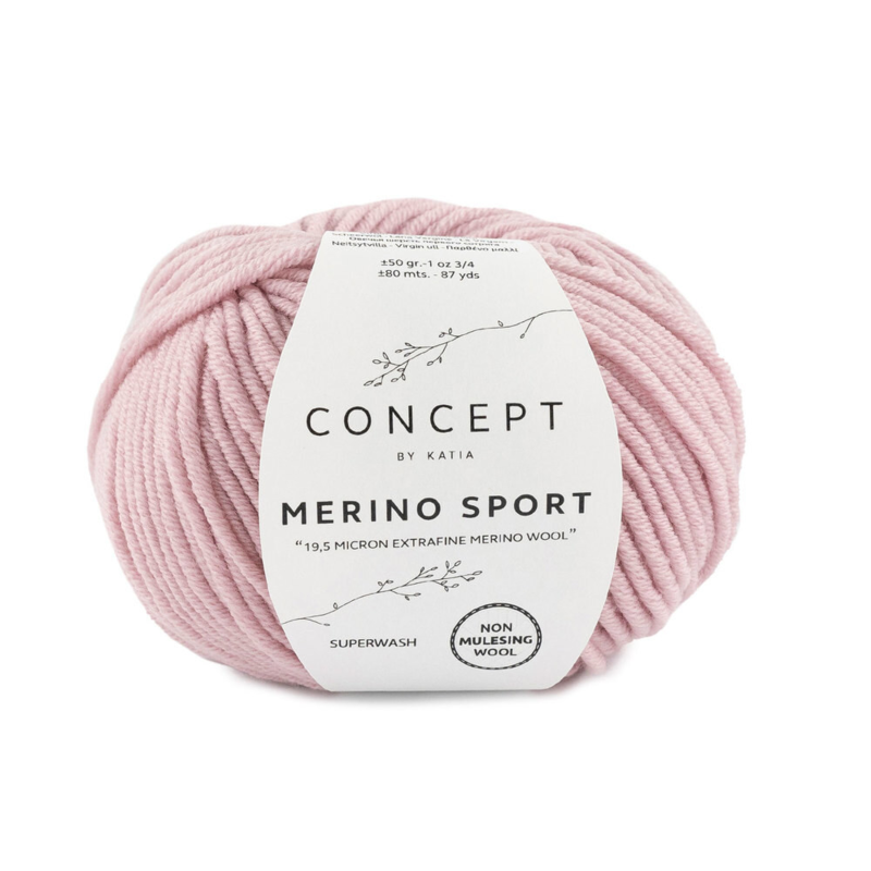 Katia Concept Merino Sport 049 Lichtroze