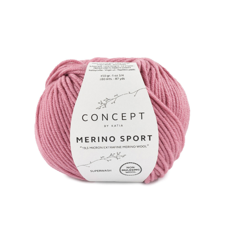 Katia Concept Merino Sport 028 Roze