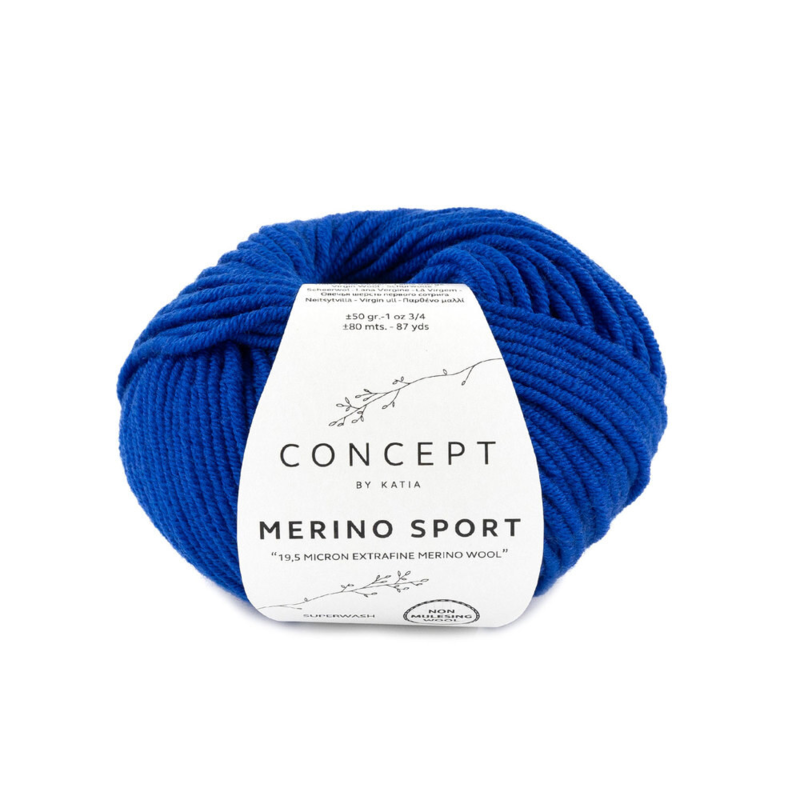 Katia Concept Merino Sport 040 Nachtblauw