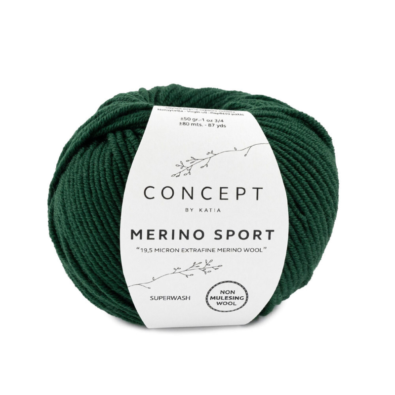 Katia Concept Merino Sport 054 Flesgroen